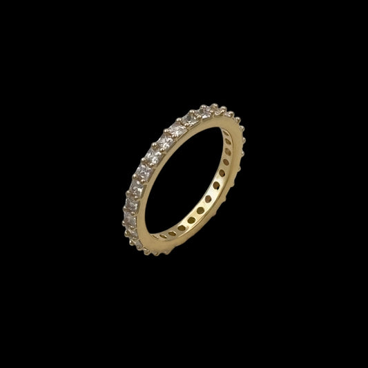 Inel Tennis Placat cu Aur 18K
