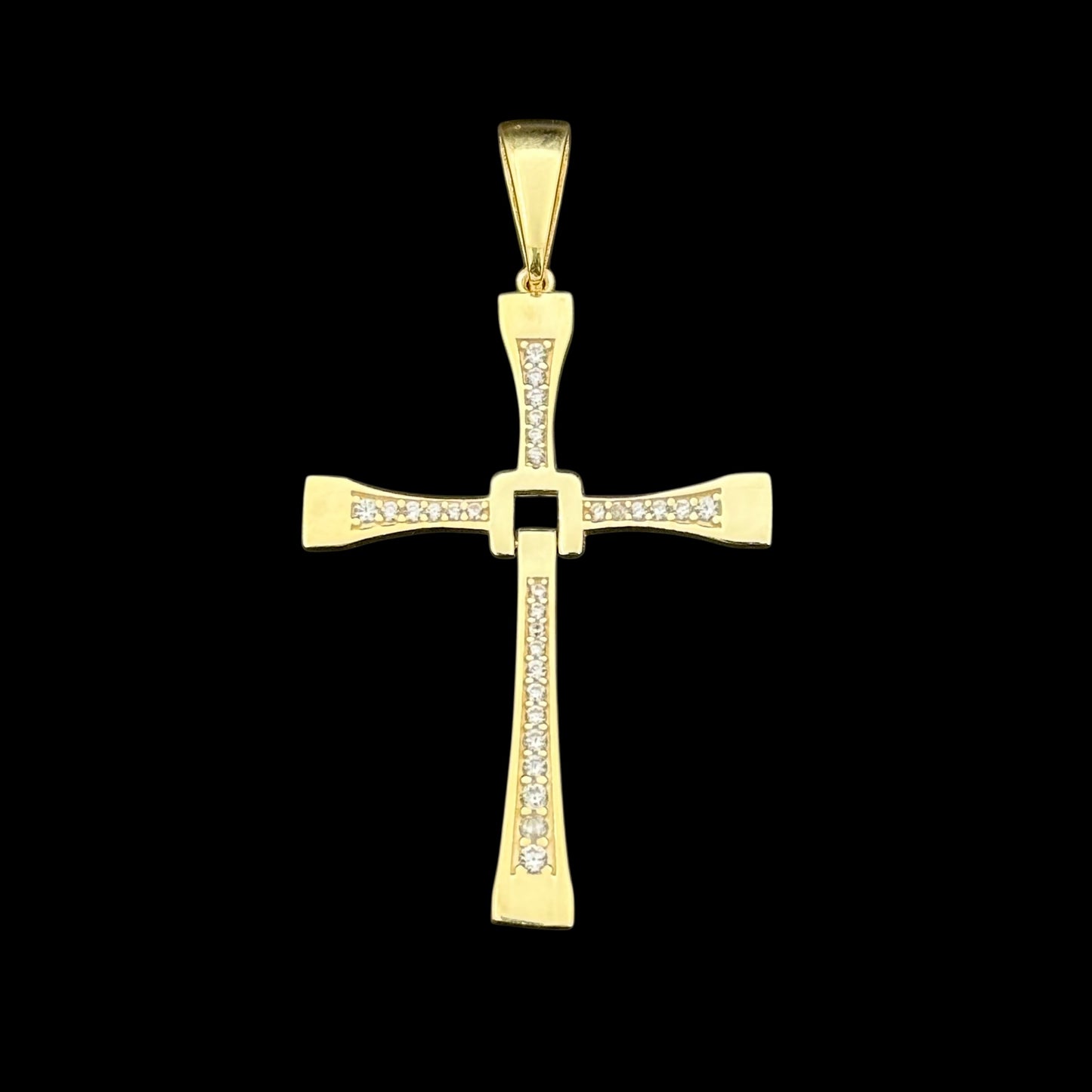 Pandantiv Fast&Furious M Argint Placat cu Aur 14K