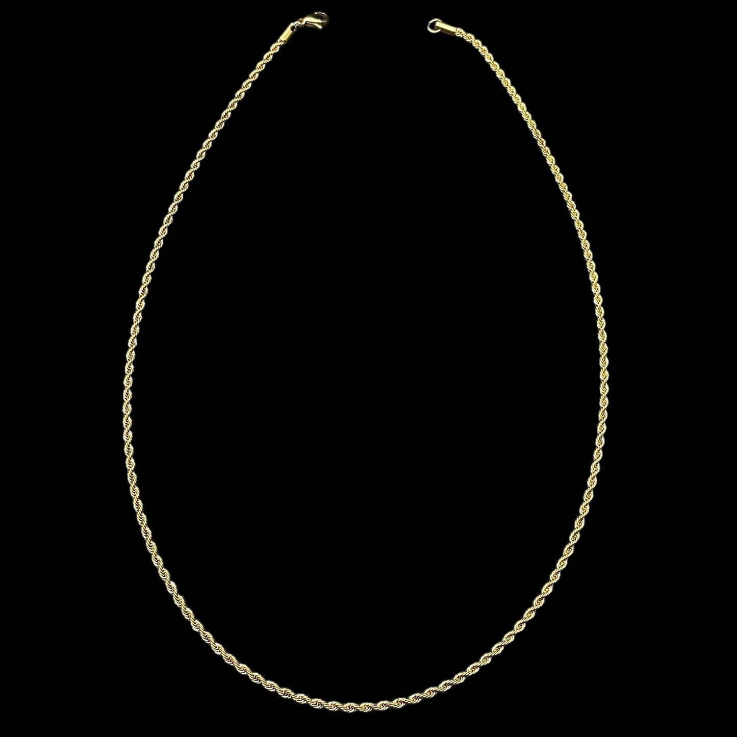 Colier Rope 2MM Gold INOX