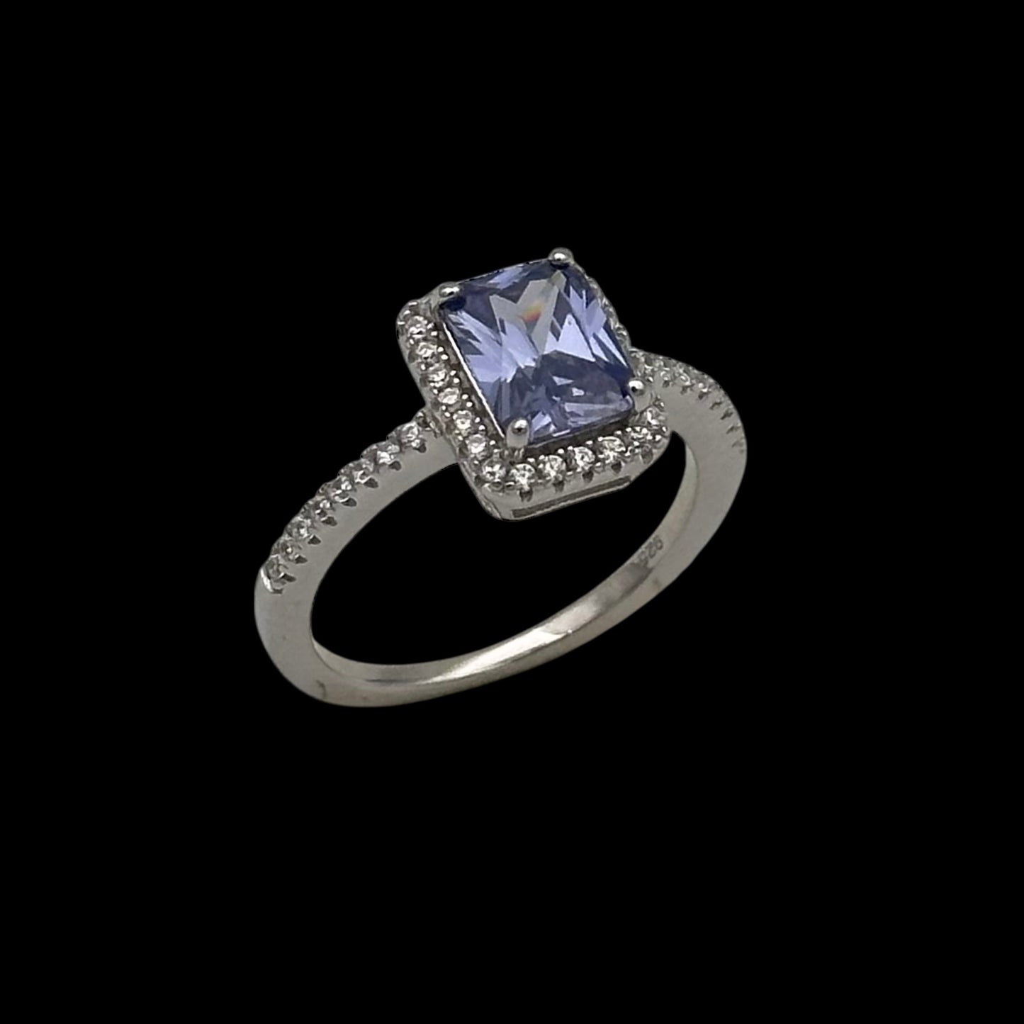 Inel Diamond Blue Argint