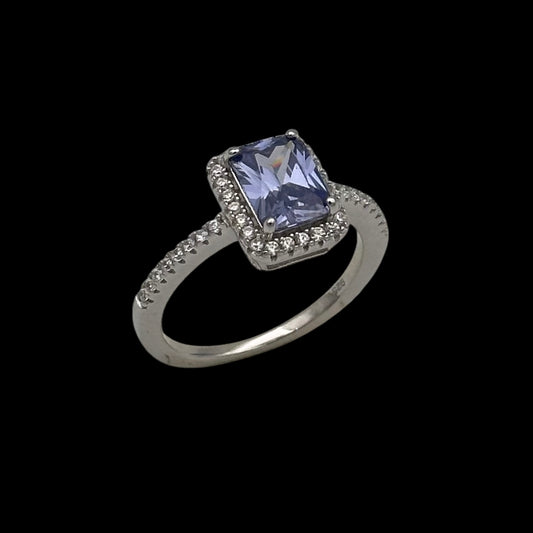 Inel Diamond Blue Argint
