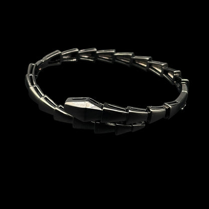 Brățară Fixă Serpent Black INOX