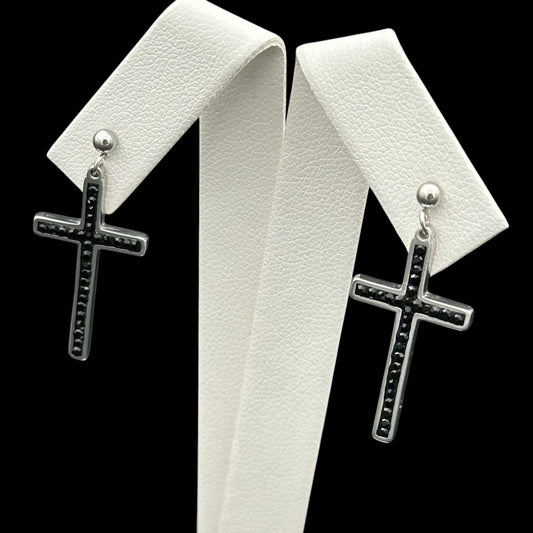 Cercei Cross Black INOX