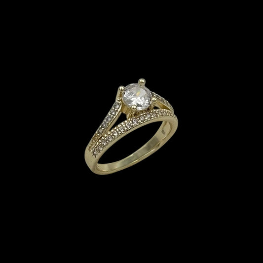 Inel Perpetuity Placat cu Aur 18K