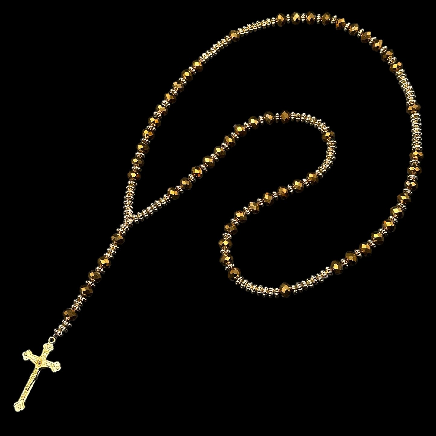 Colier Rosary Full Gold