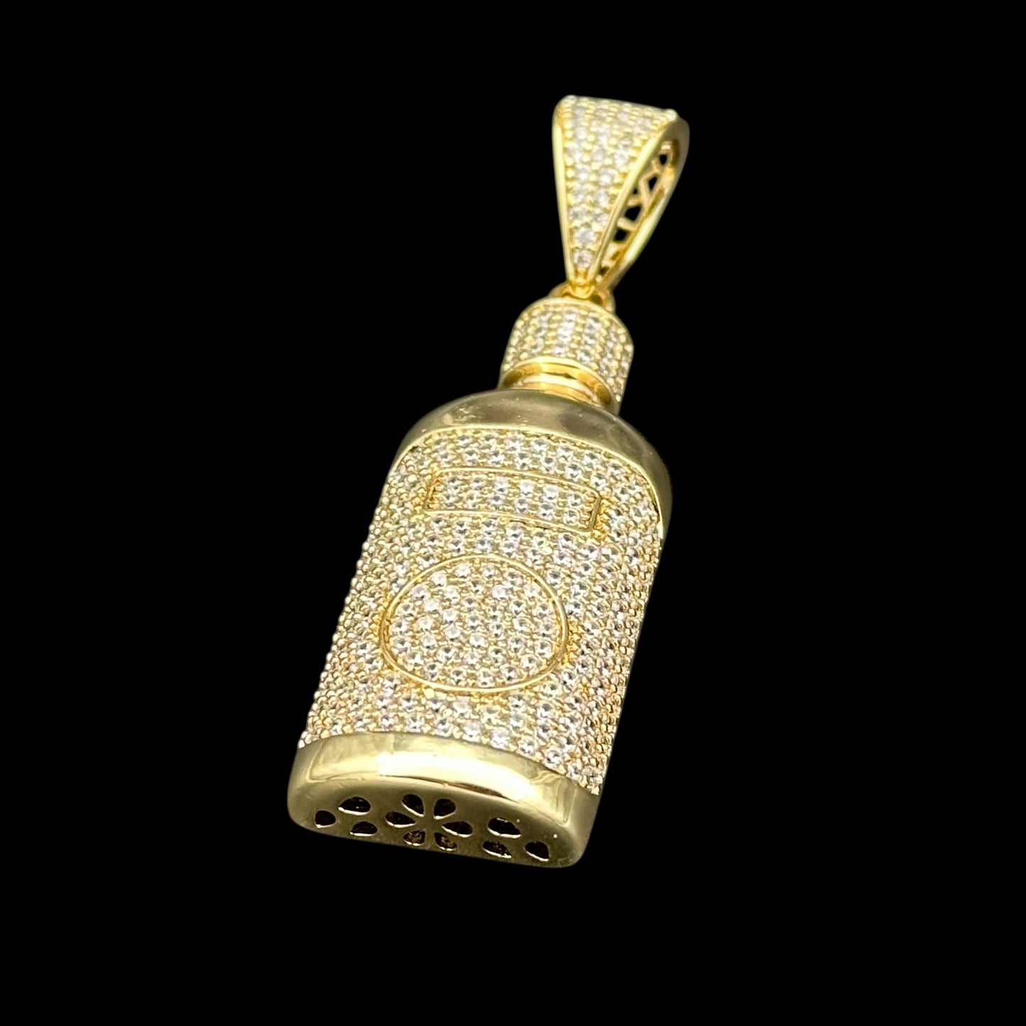 Pandantiv Balkan Bottle Placat cu Aur 18K