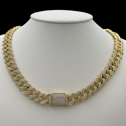 Colier Cuban Special Placat cu Aur 18K