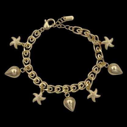 Bratara Summer Nostalgia Placata cu Aur 18K