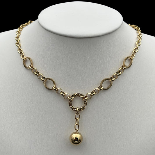Colier Eclipse Placat cu Aur 18K