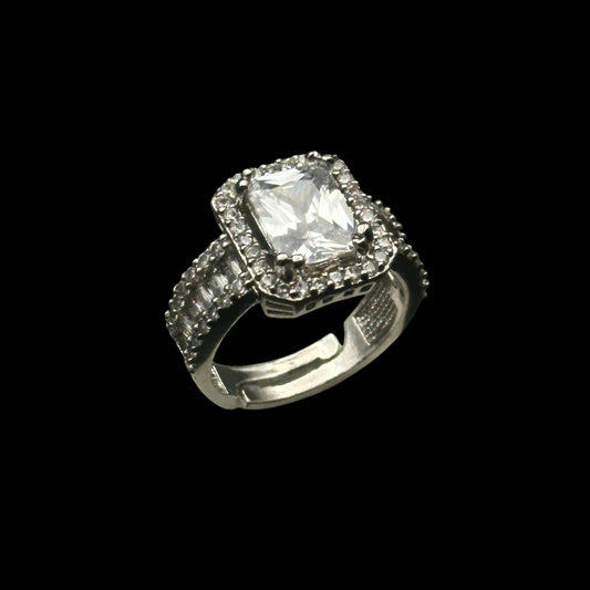 Inel reglabil Gleam Silver