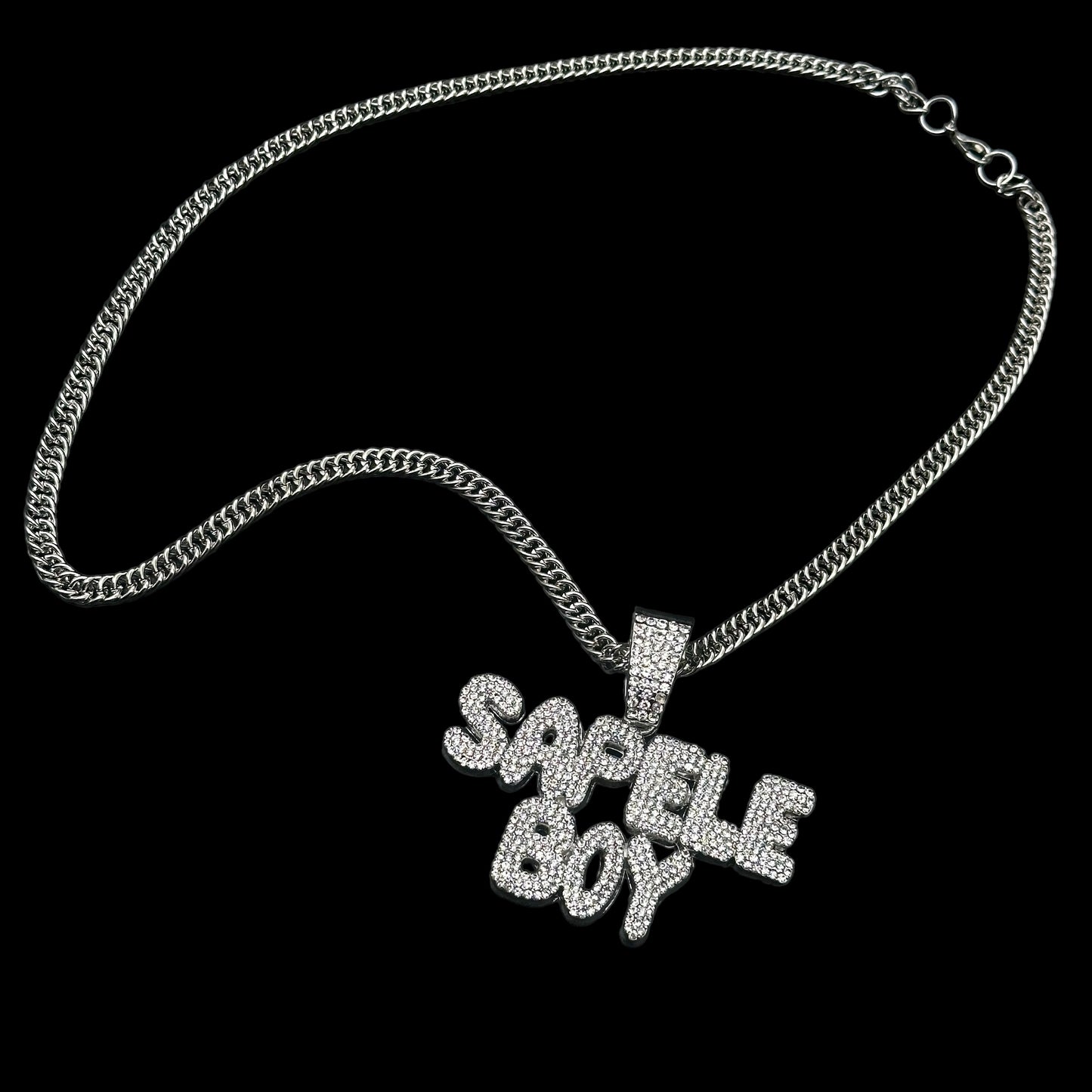 Colier “Sapele Boy” Silver