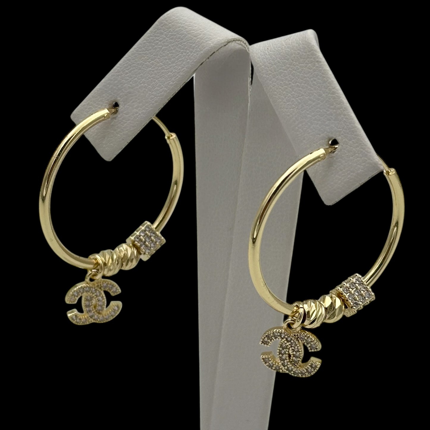 Cercei Charmify C&C Placați cu Aur 18K