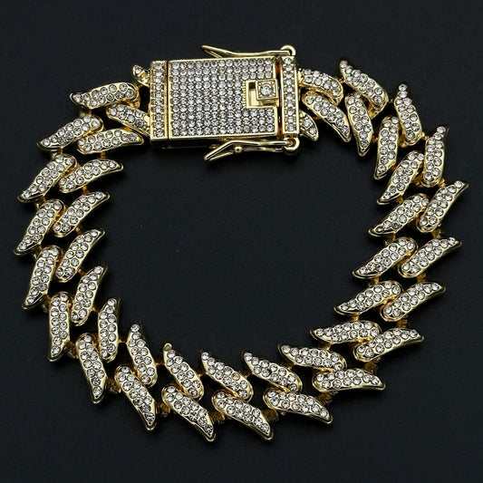 Brățară Cuban Rebel Gold