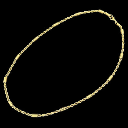 Colier Rope Urban Gold INOX