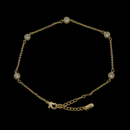 Bratara de picior Nova Placata cu Aur 18K
