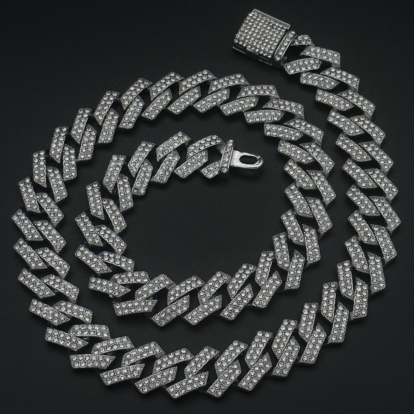 Colier Cuban Special Silver