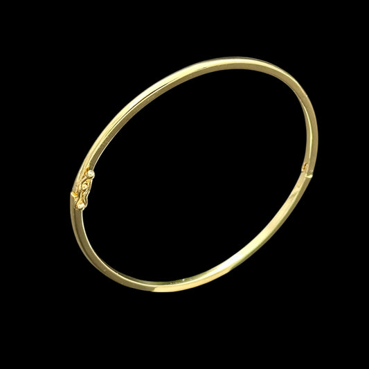 Brățară Fixă Clasic Placată cu Aur 18K