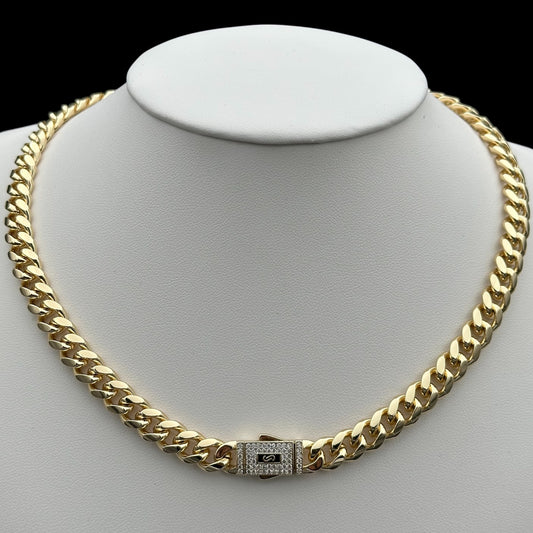 Colier Cuban Miami Placat cu Aur 18K