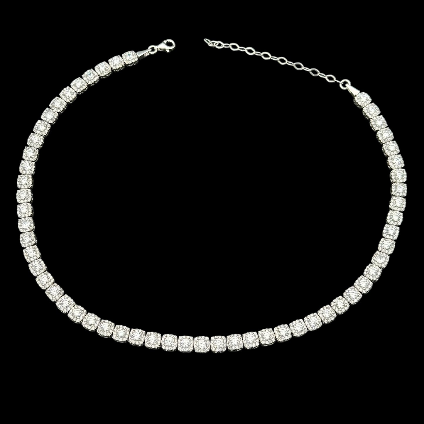 Colier Tennis Diamond S Argint