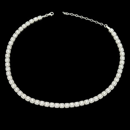 Colier Tennis Diamond S Argint