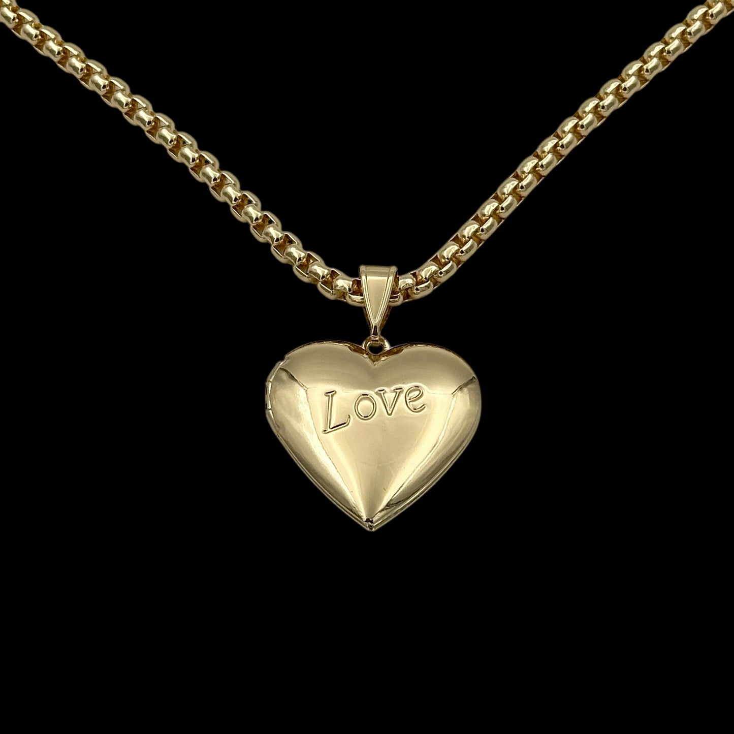 Colier Love personalizabil Placat cu Aur 18K