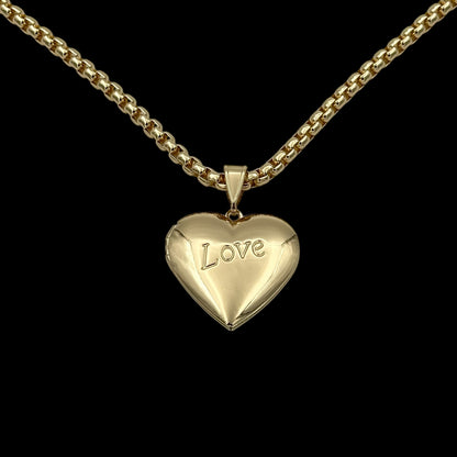 Colier Love personalizabil Placat cu Aur 18K