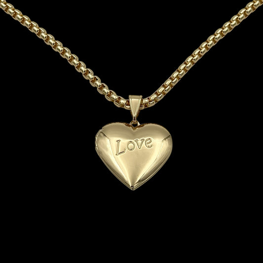 Colier Love personalizabil Placat cu Aur 18K
