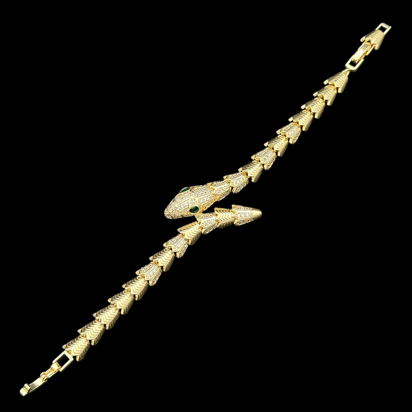 Brățară Snake Placată cu Aur 18K