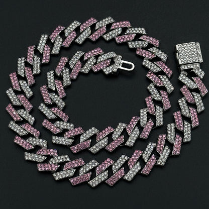 Colier Cuban Special Pink