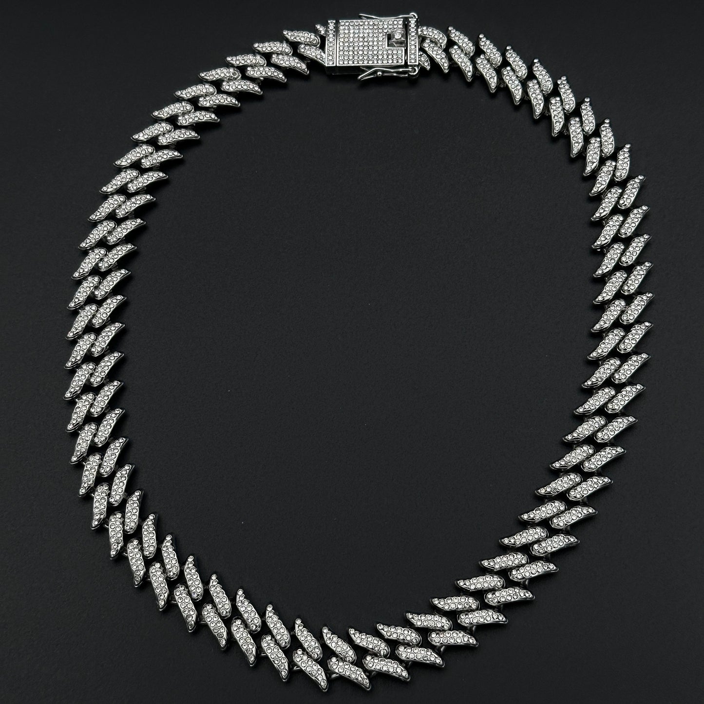 Colier Cuban Rebel Silver