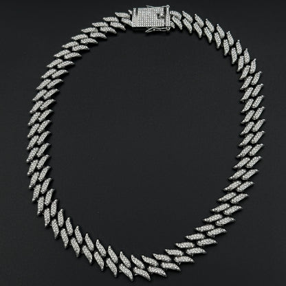 Colier Cuban Rebel Silver