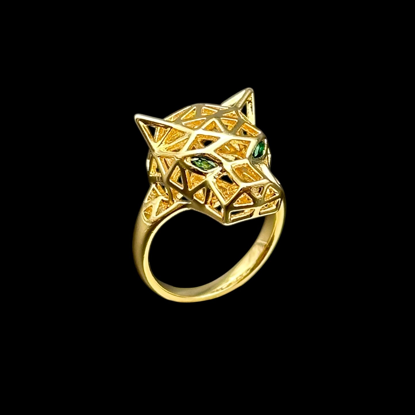 Inel Panthera Placat cu Aur 18K