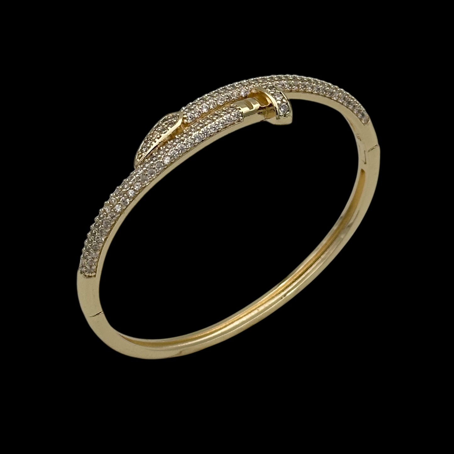 Brățară Fixă Nail Placată cu Aur 18K