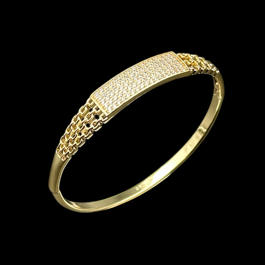 Brățară Fixă Imperial Placată cu Aur 18K