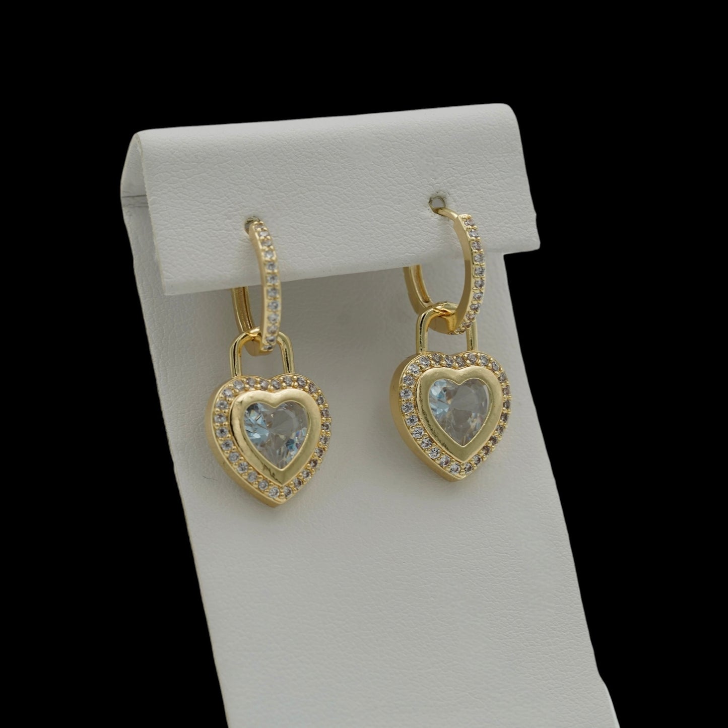 Cercei Padlock of Love Placati cu Aur 18K