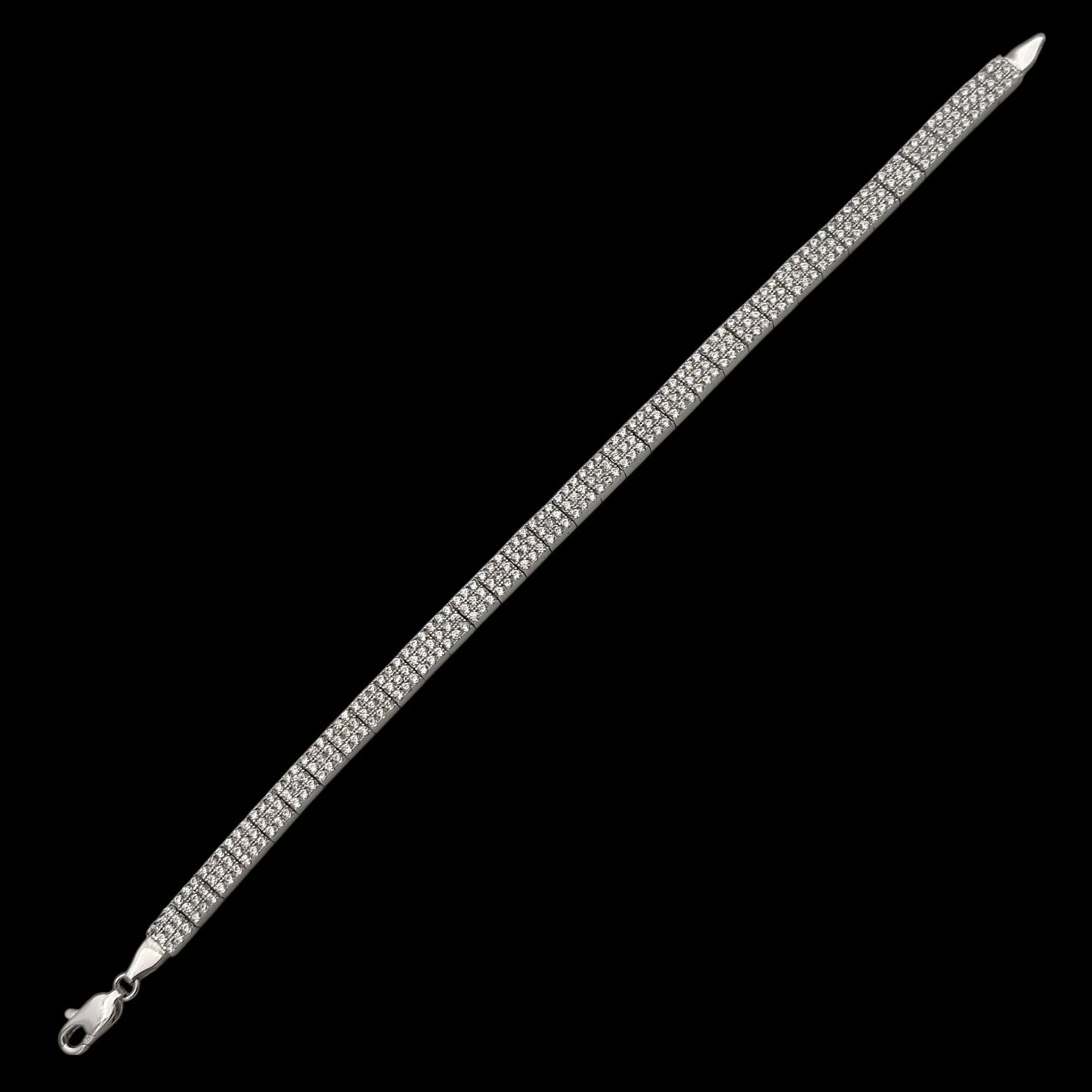 Bratara Tennis Seraphine Argint