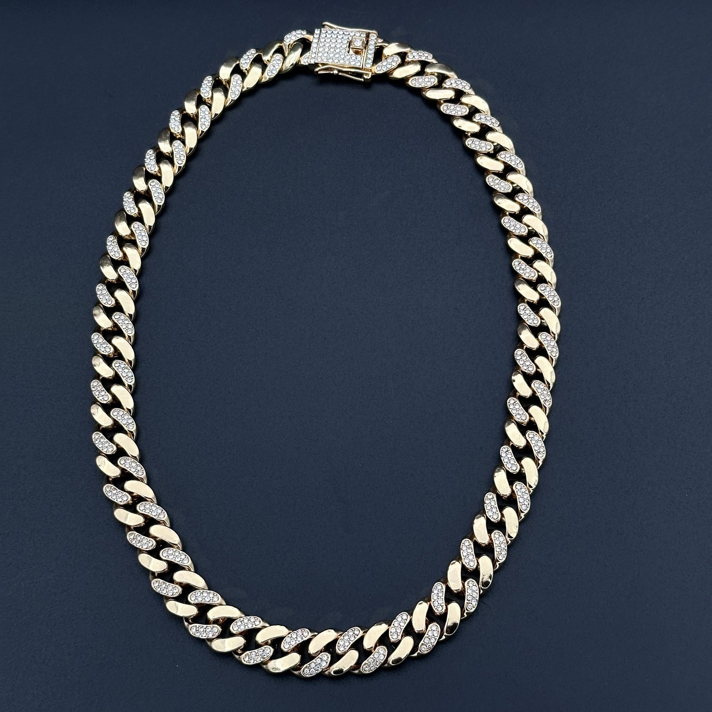 Colier Cuban Improved Gold