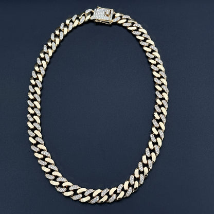Colier Cuban Improved Gold