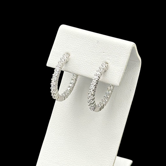 Cercei Tennis Circle S Argint