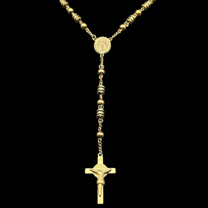 Colier Rosary Vintage Gold INOX