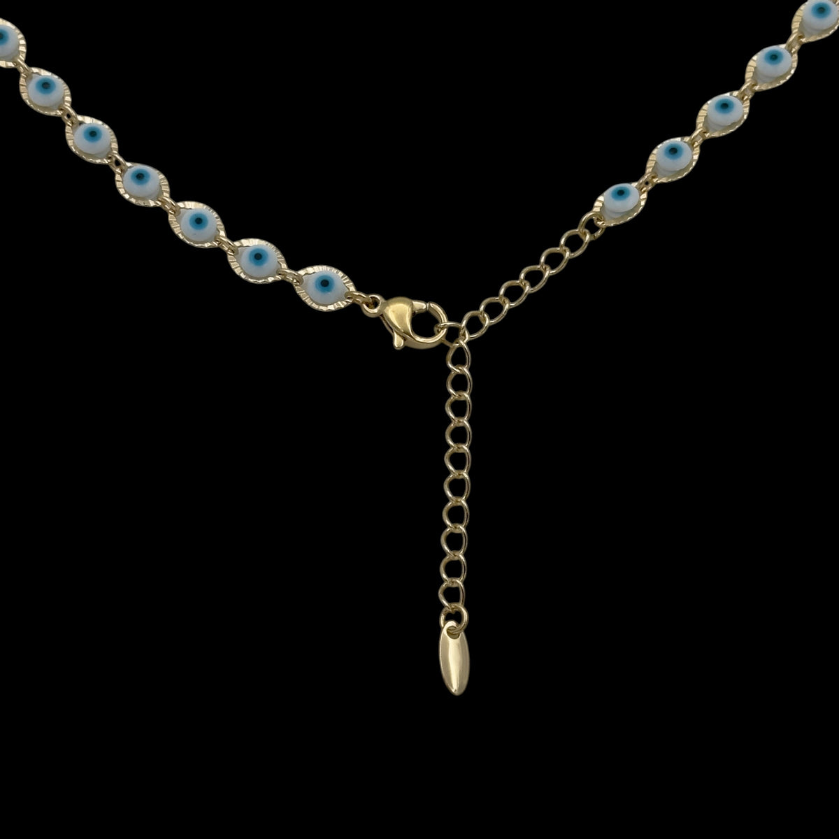 Colier Evil Eye Placat cu Aur 18K