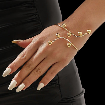 Brățară Fixă Eclipse Placată cu Aur 18K