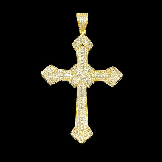 Pandantiv Sacred L Argint Placat cu Aur 14K