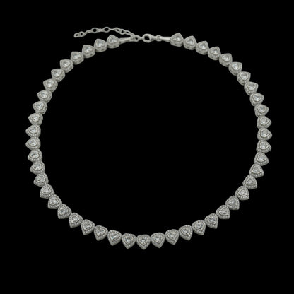Colier Tennis Affection Argint