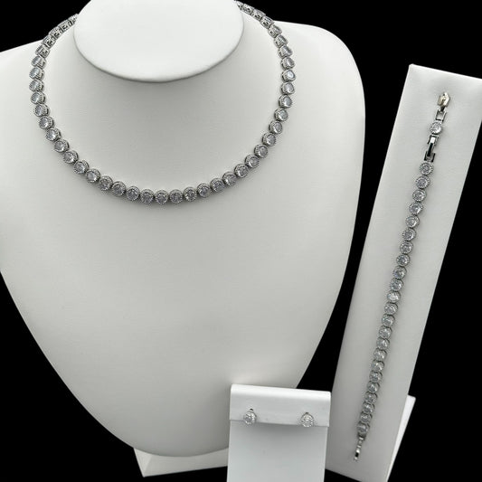 Set Tennis Deluxe Silver