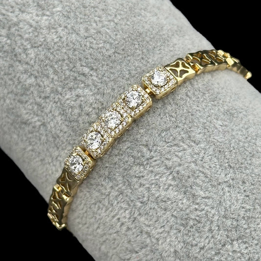 Brățară Tennis Exclusive Placată cu Aur 18K