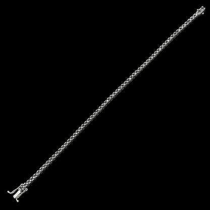 Bratara Tennis 3mm Black Argint