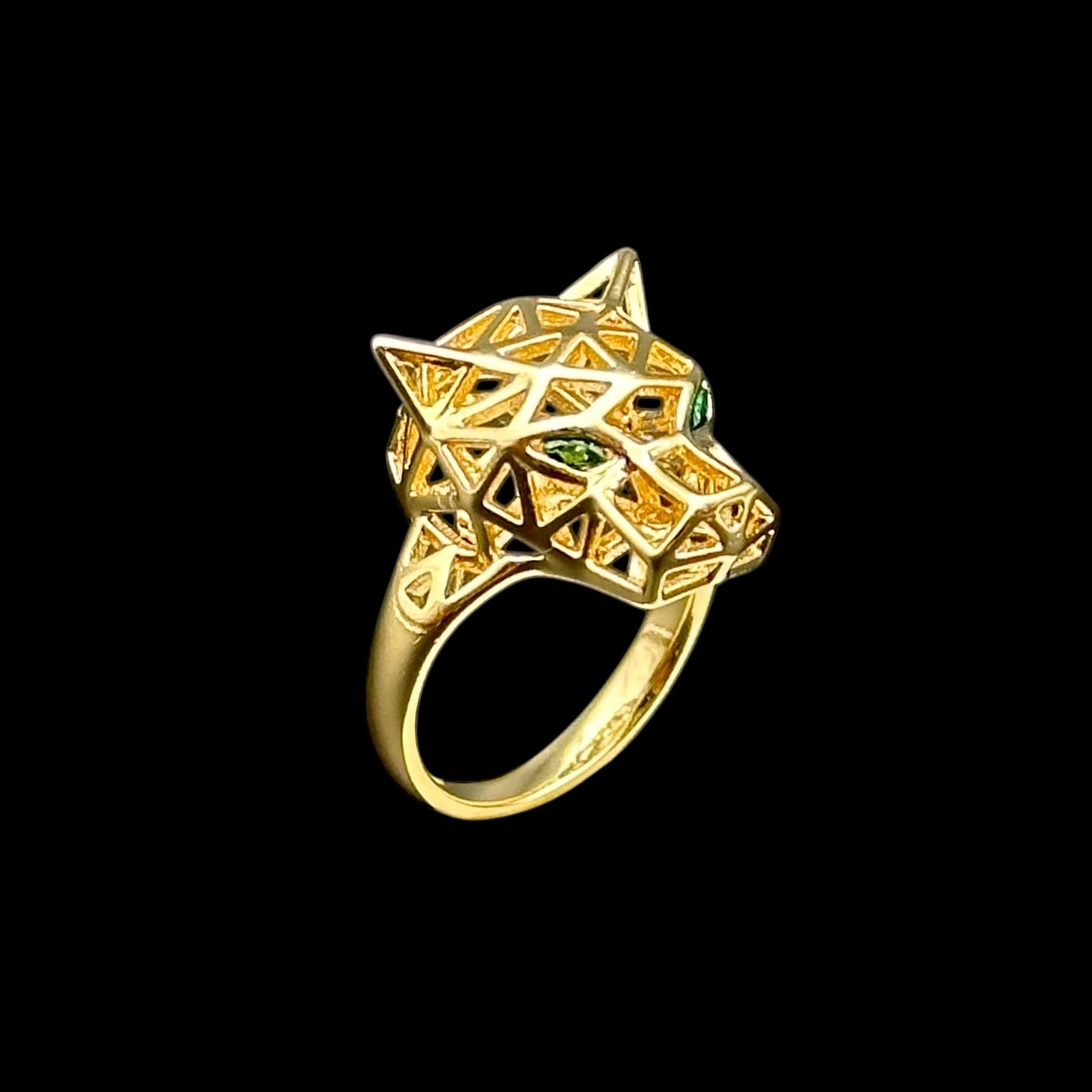 Inel Panthera Placat cu Aur 18K