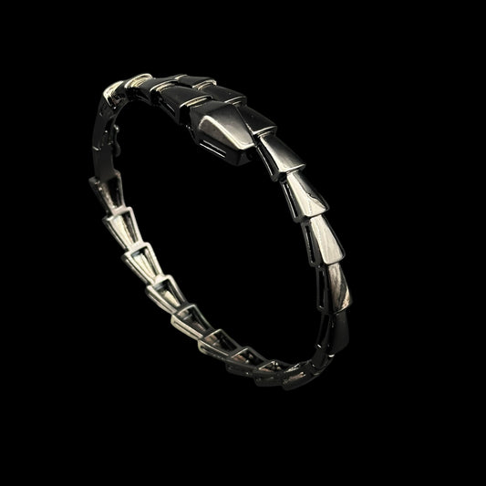 Brățară Fixă Serpent Black INOX