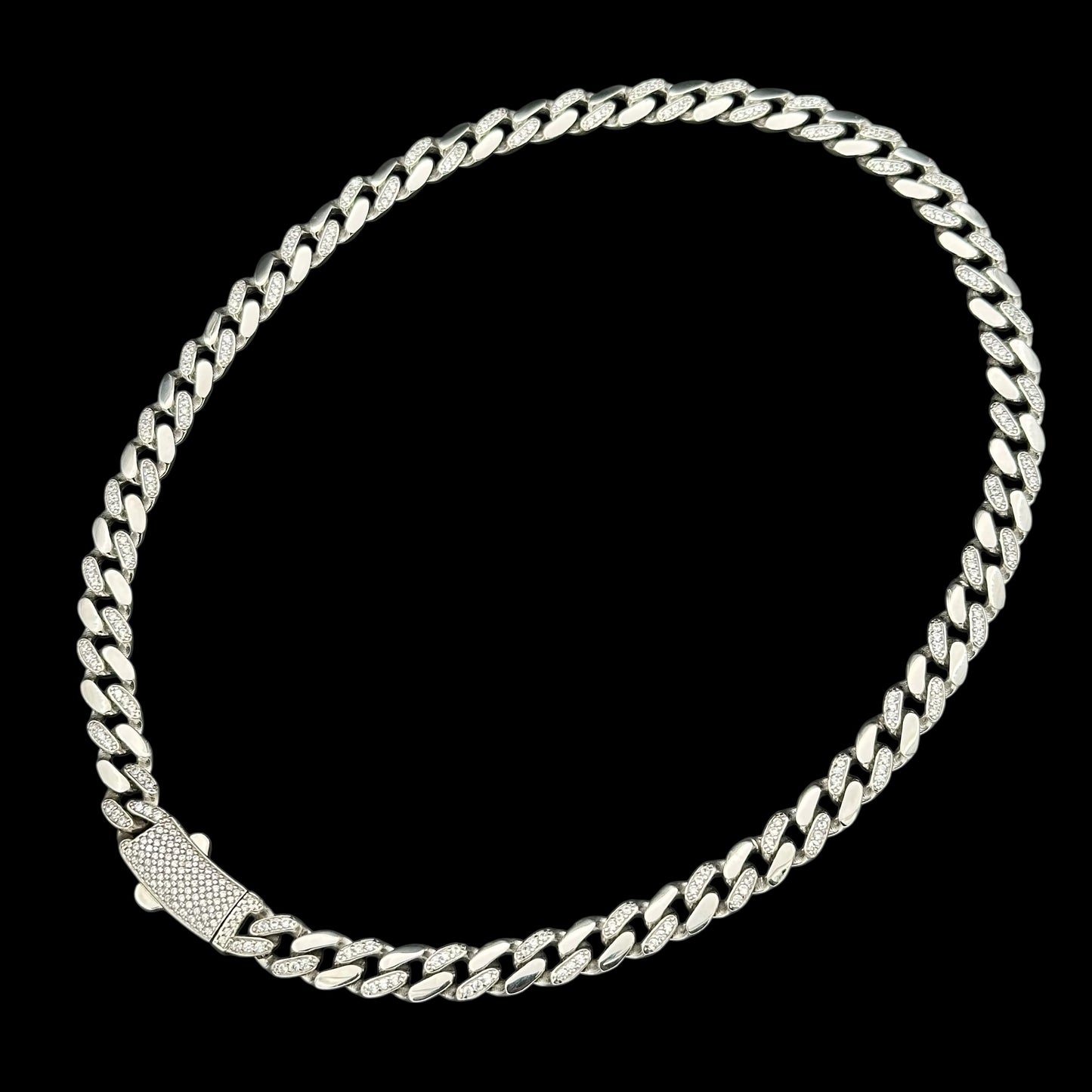 Colier Cuban Linked Argint